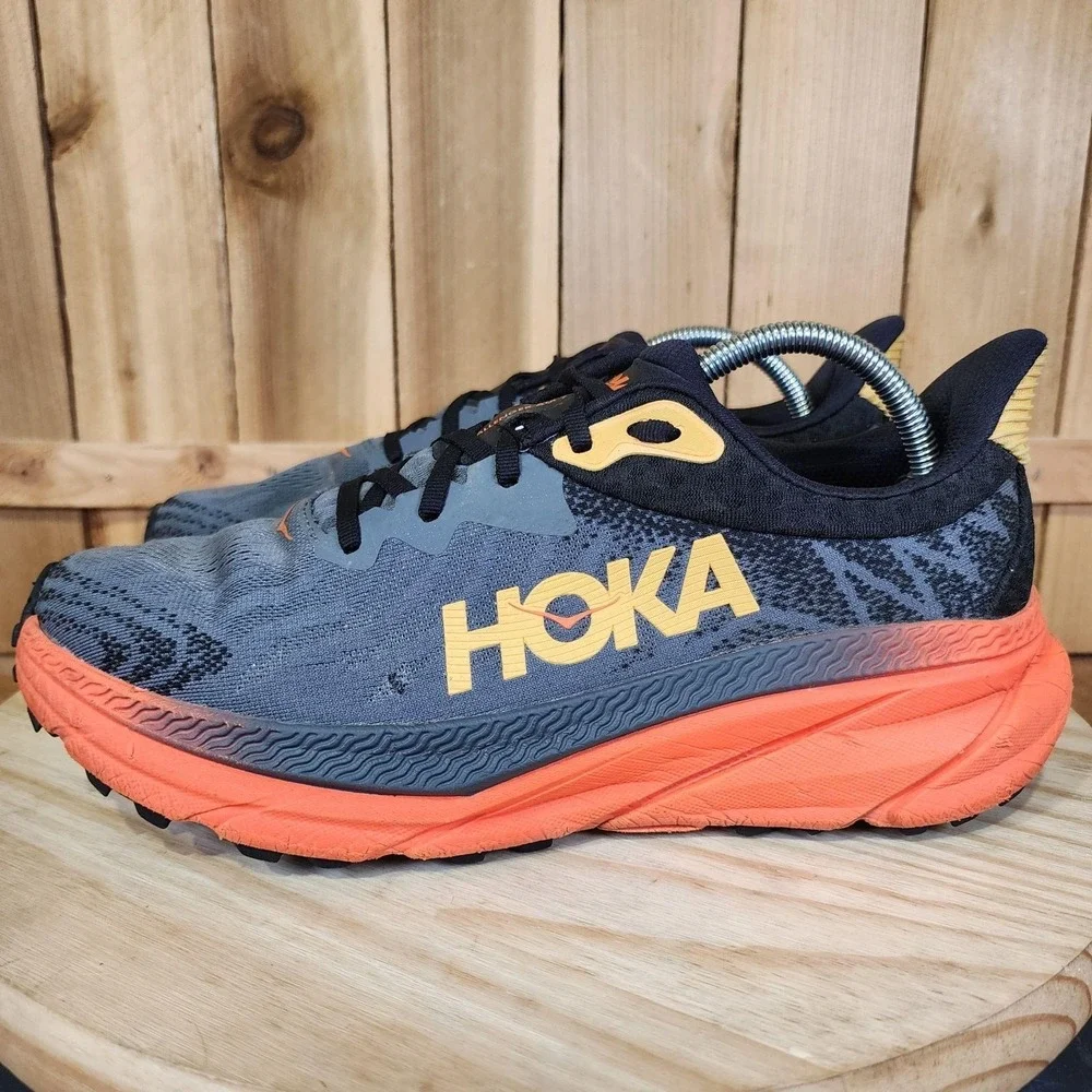 Hoka One One Challenger ATR 7 Shoes Mens 10 Gray Running Sneakers 1134497 CFLM